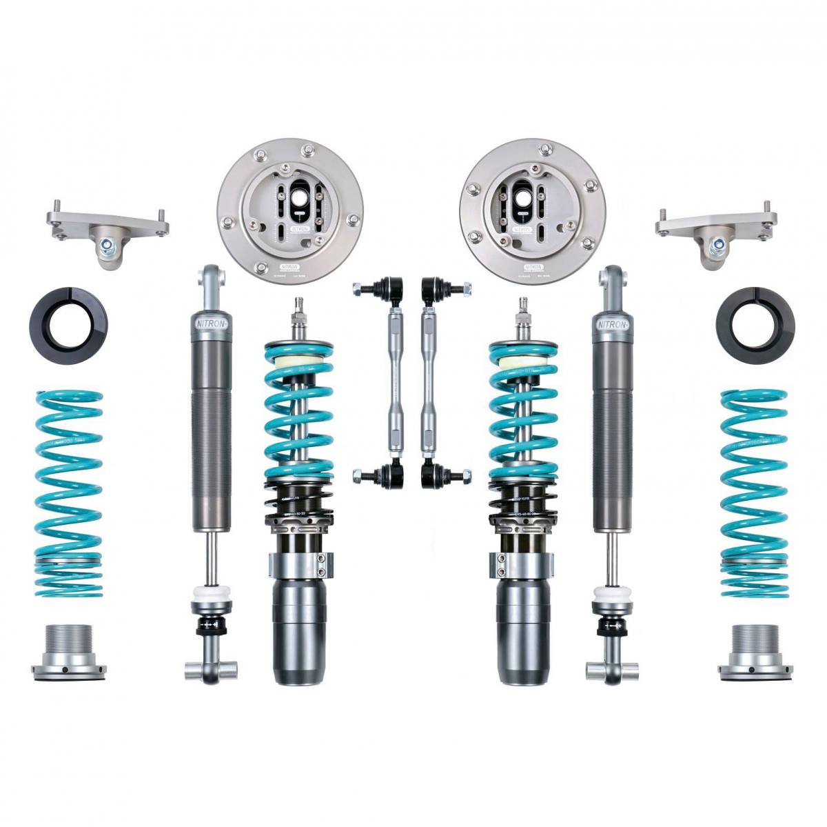 Nitron NTR R1 BMW suspension coilover kit components
