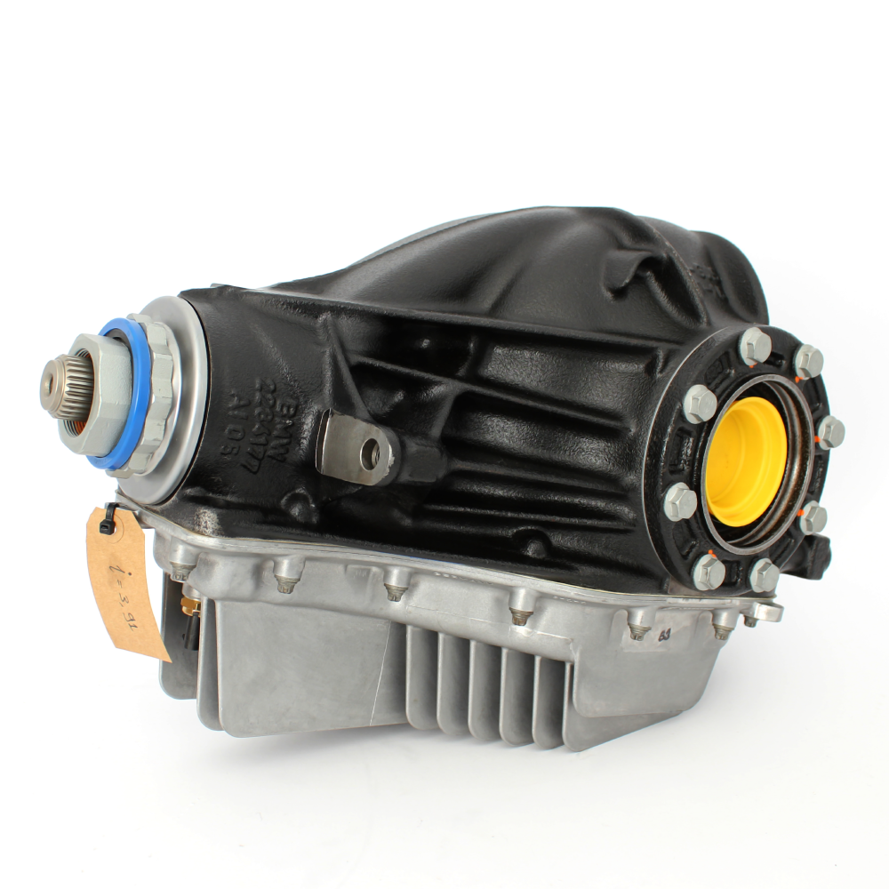KMP Drivetrain BMW F8X Drexler Differential with visible gears and housing for enhanced vehicle performance.