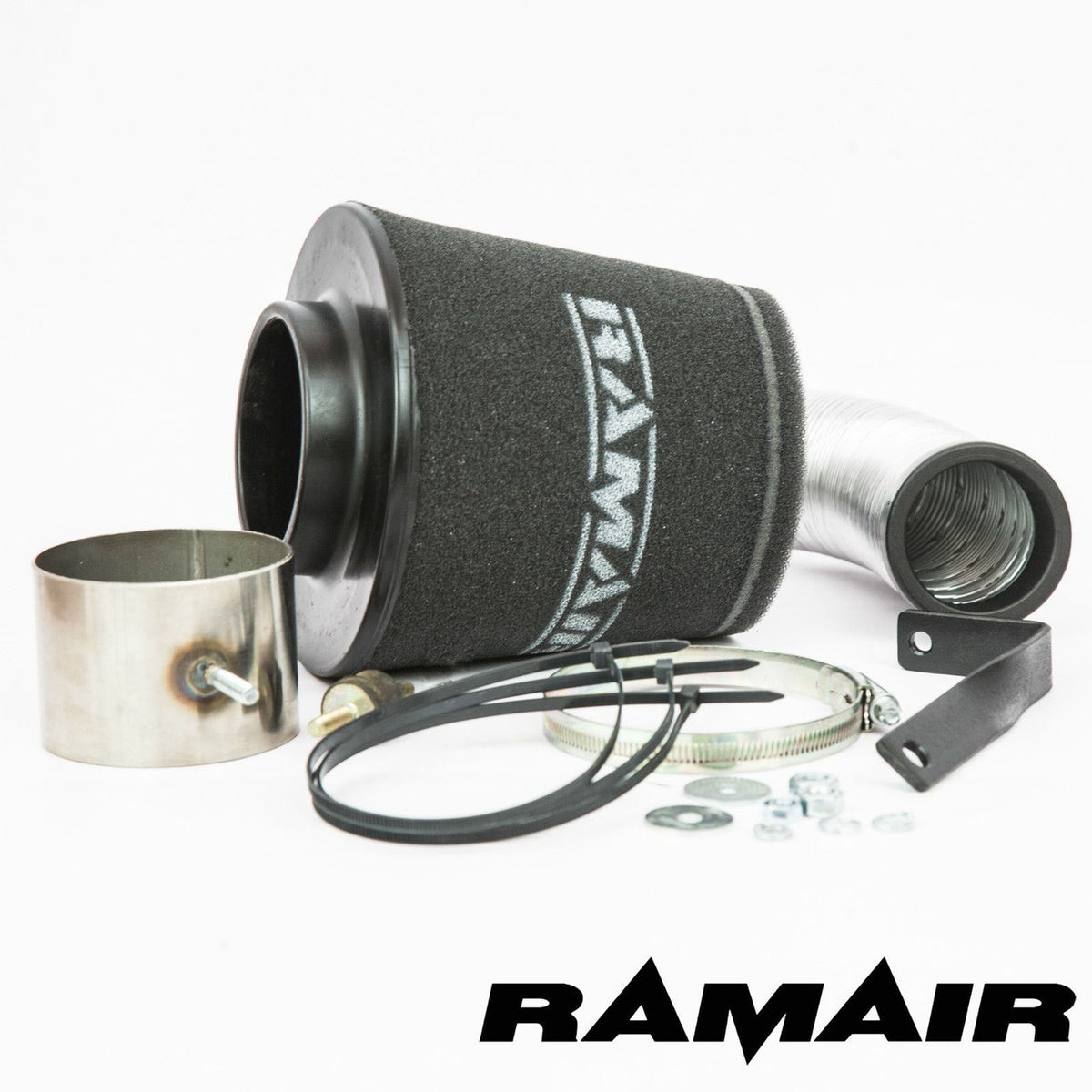 Ramair Vauxhall Calibra 2.0i 16v SR Performance Induction Foam Air Filter Kit showing the high-performance air filter with intake hose.