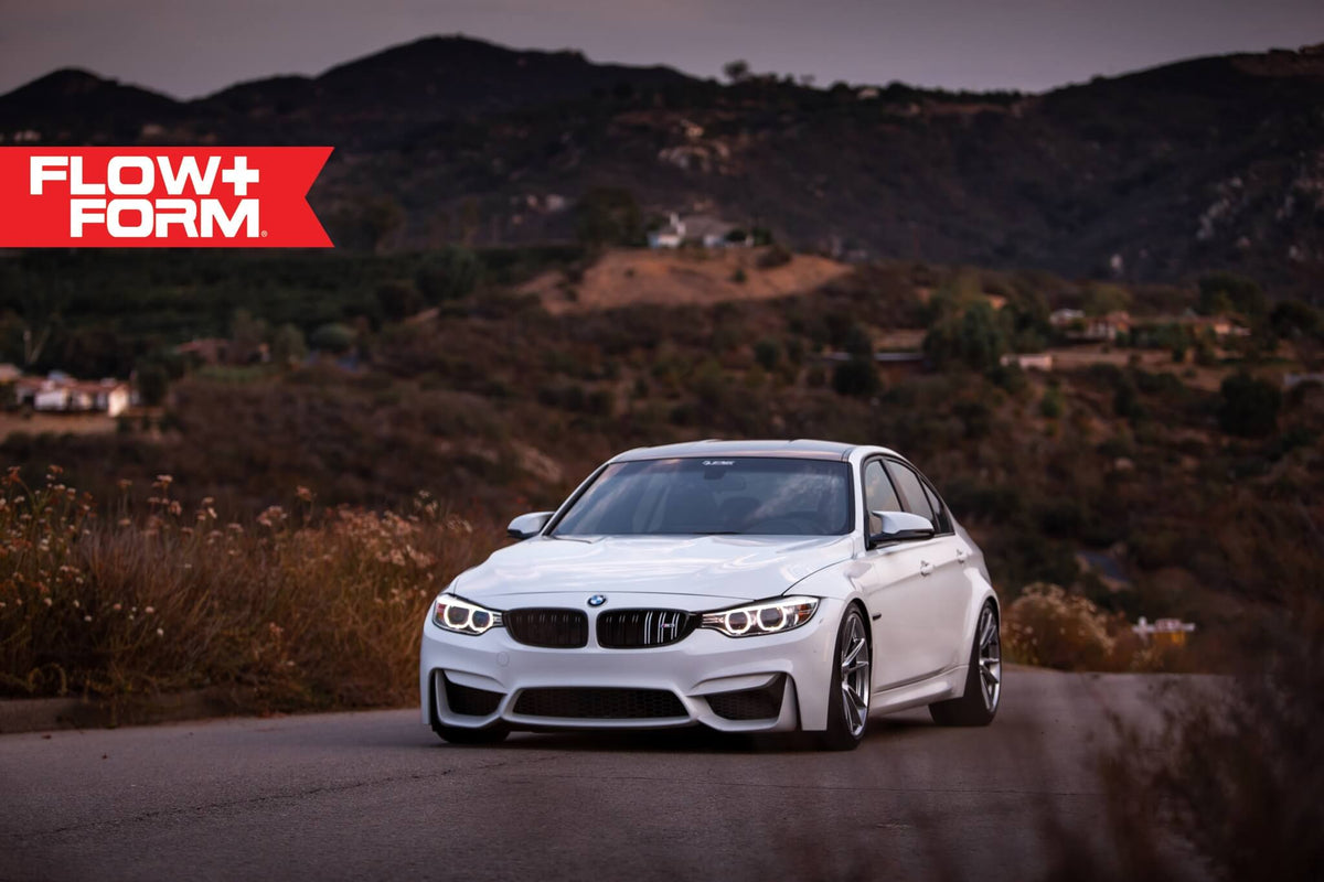 HRE PERFORMANCE WHEELS FF04 alloy wheel showing sleek multi-spoke design on a vehicle.