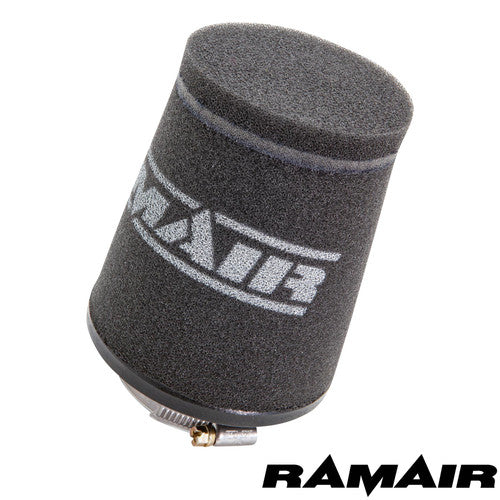 Ramair Peugeot 107 SR induction kit featuring a foam air filter for improved airflow and engine performance.