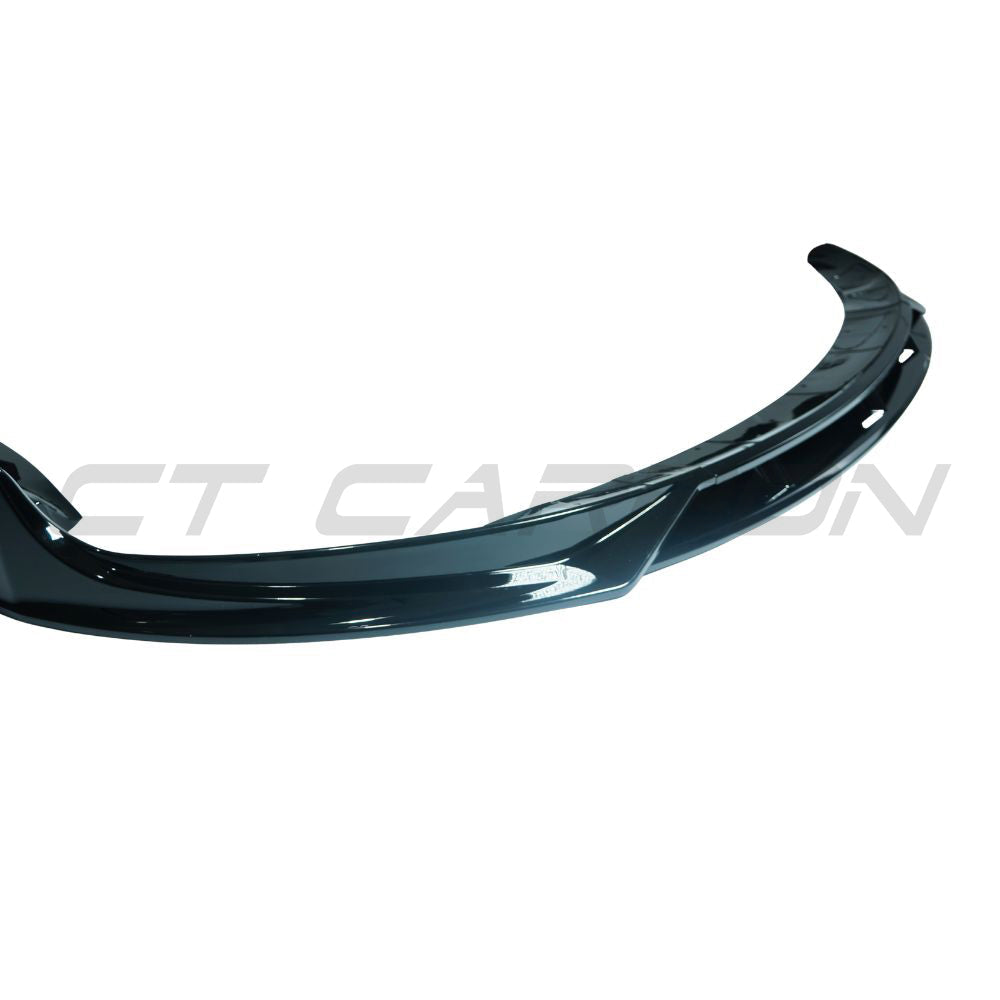 CT Carbon gloss black full kit for Tesla Model 3 2023+ facelift, includes sleek exterior car parts shown in the image.