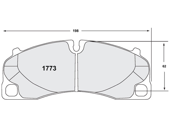 PFC brake pads for Porsche 991, 992, and 981 GT4 front brakes, showing the PFC Brakes logo and brake pad design.