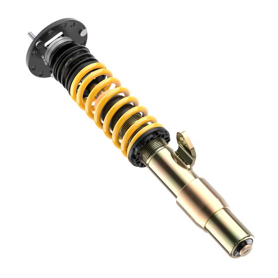 ST Suspension ST XTA PLUS coilovers with adjustable damping and top mounts installed on a BMW E92 M3.