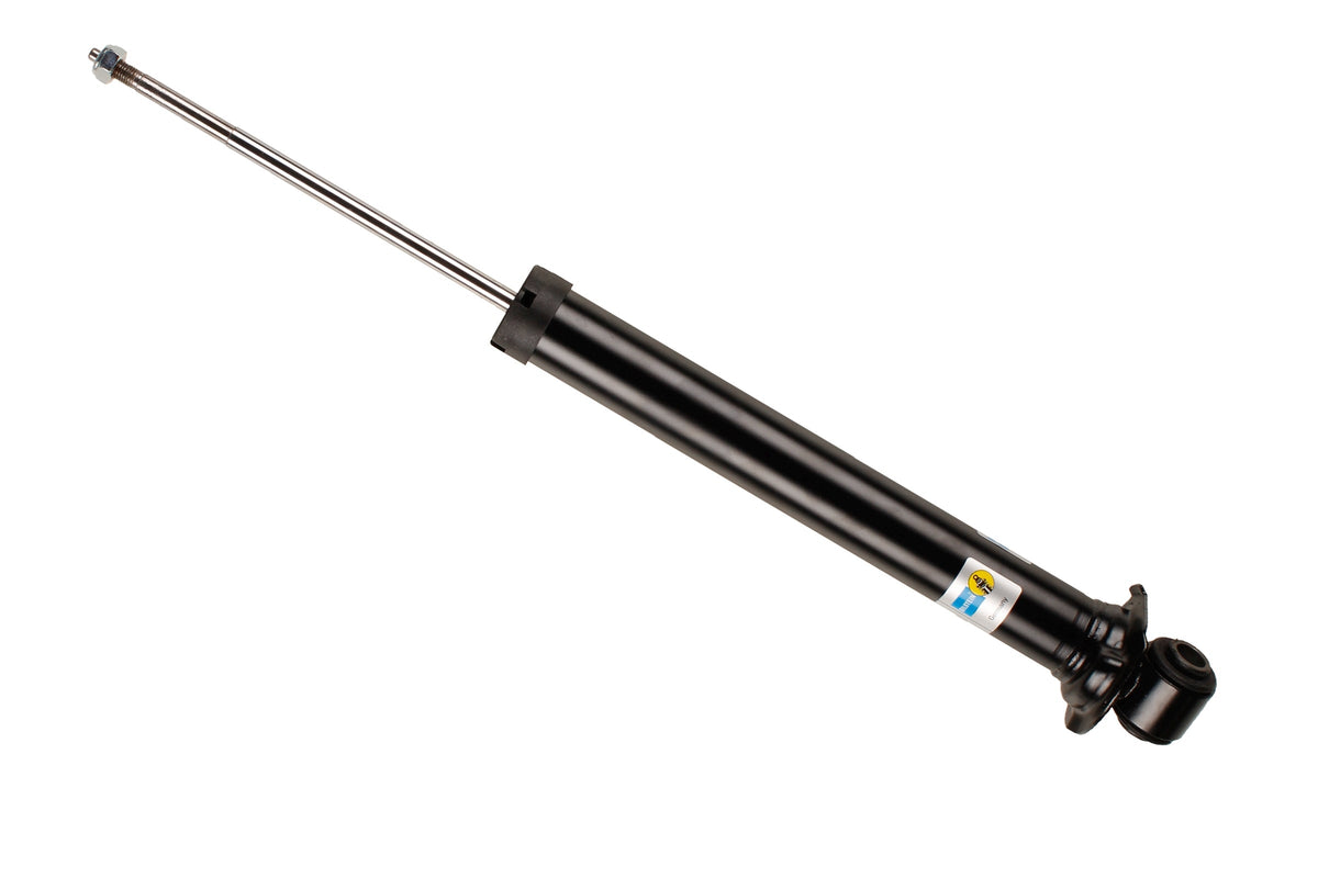 Bilstein B4 rear shock absorber for Audi 80, showing the metal coil spring and mounting components.
