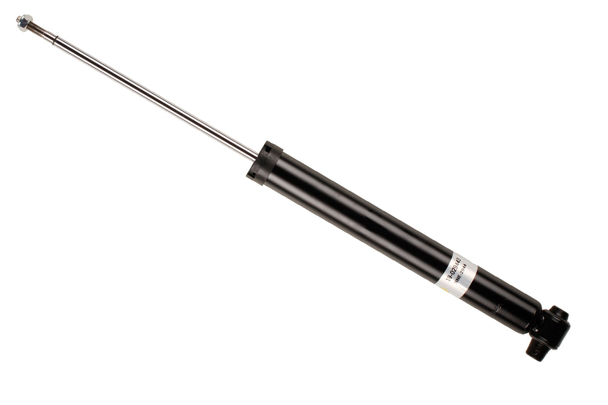 Bilstein B4 rear shock absorber for Audi A6, Volkswagen Passat, and Skoda Superb, shown in close-up view.