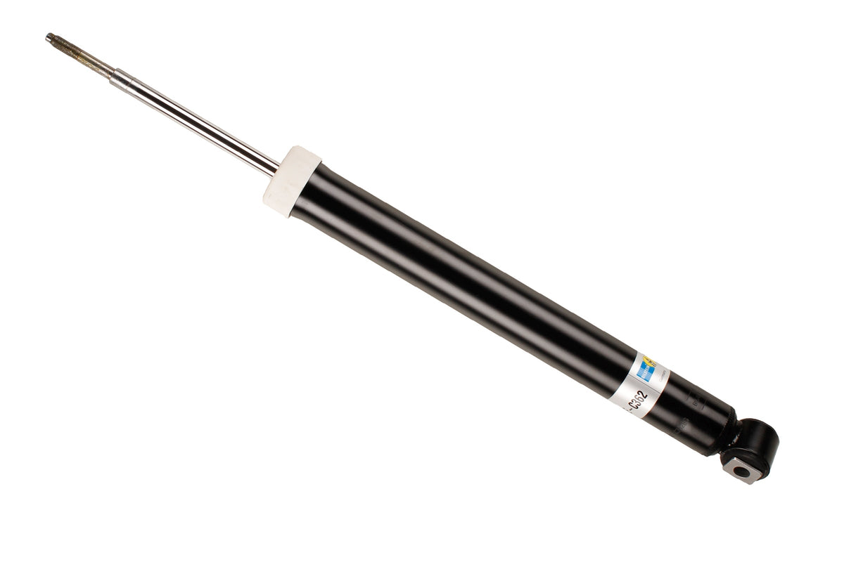 Bilstein B4 rear shock absorber for BMW X3 E83, showing the sturdy metal body and mounting components.