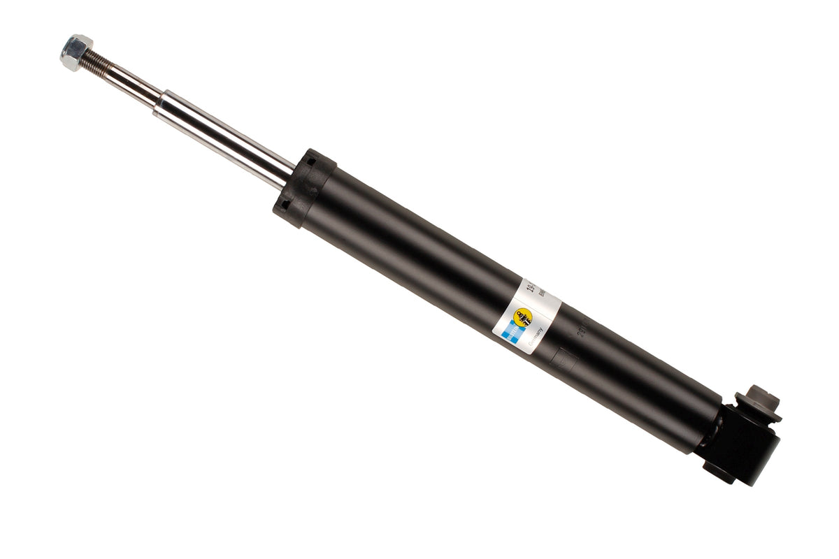 Bilstein B4 rear shock absorber for BMW 5 Series Touring E39, showing the black coil spring and shock body.