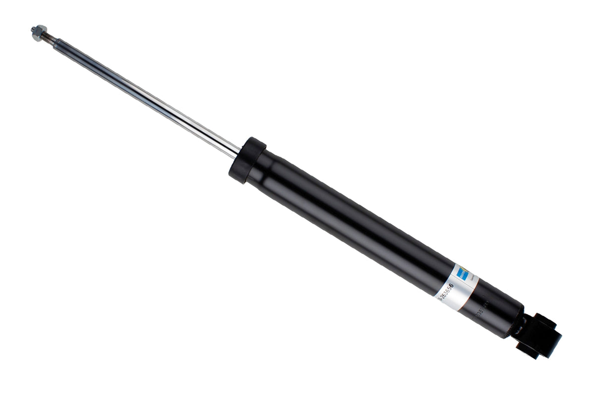 Bilstein B4 rear shock absorber for Audi A3 2WD Sport with rigid axle, showcasing the shock unit and mounting components.