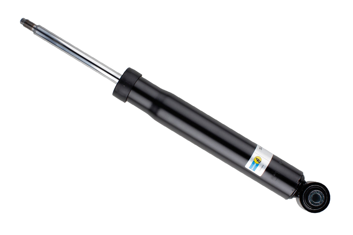 Bilstein B4 rear shock absorber for BMW M3 F80 and M4 F82 models, showing the shock unit with mounting components.