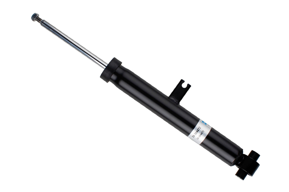 Bilstein B4 rear shock absorber for BMW Z4 G29, showing the new shock unit with mounting hardware and branding.