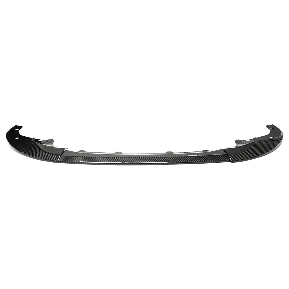 BMW G20 3 Series Pre-LCI 2019-2022 dry carbon fibre splitter by CT Carbon, showcasing sleek aerodynamic design.
