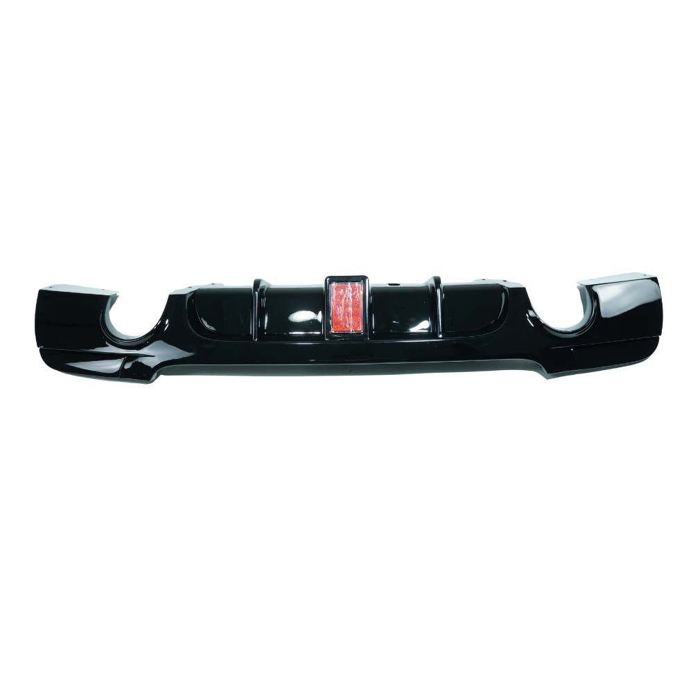 BMW 3 Series E92/E93 2006-2013 CT Carbon gloss black LED diffuser with dual exit for sporty rear styling.