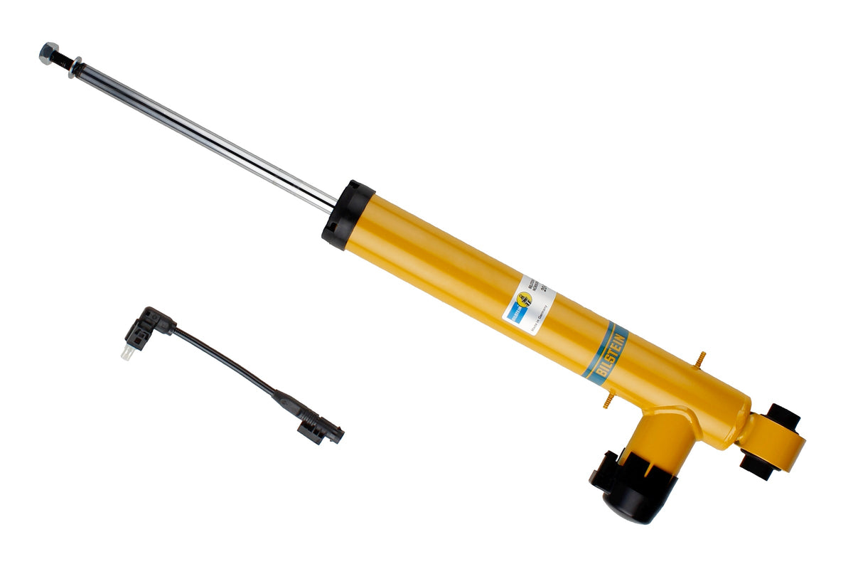 Bilstein B6 Damptronic rear shock absorber for Volkswagen Touran 5T, showing the durable shock unit with mounting points.