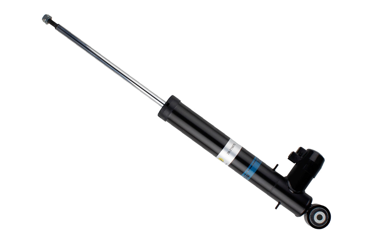 Bilstein B4 Damptronic rear shock absorber for Audi Q2 torsion beam, part number 20-279875, with metal and rubber components visible