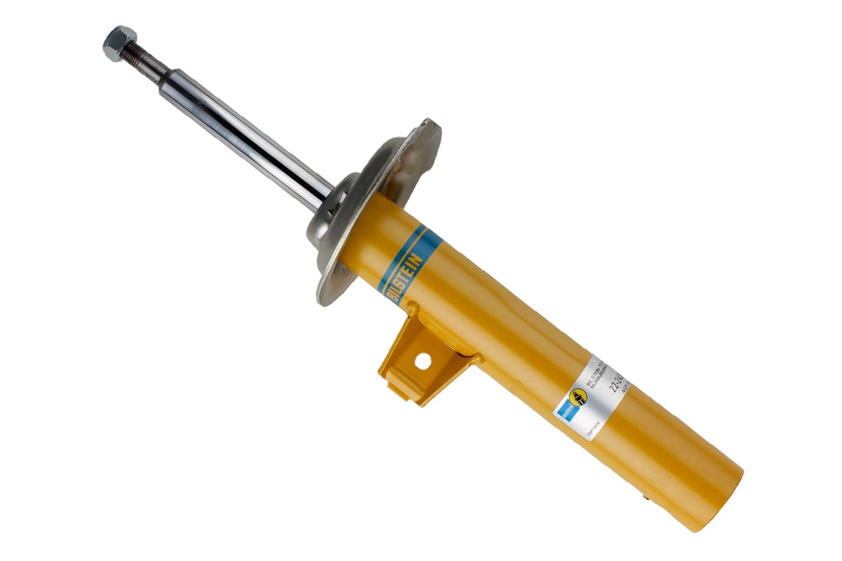 Bilstein B8 front shock absorber for BMW 3 Series E46 4x4, showing the durable metal shock unit with mounting components.