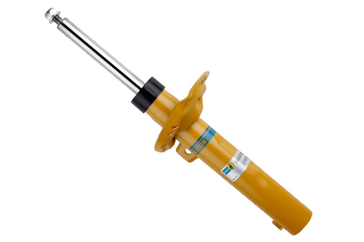 Bilstein B6 front shock absorber for Volkswagen Caddy 5, showing the durable shock absorber with mounting components.