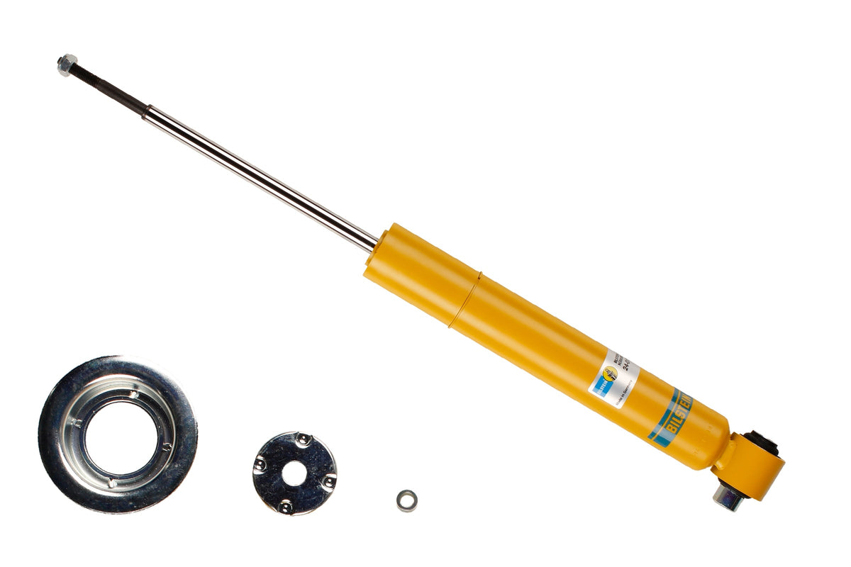 Bilstein B6 rear shock absorber for BMW 5 Series E34, automotive suspension component, durable shock absorber for smooth ride.