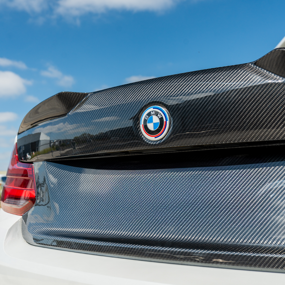 BMW M2 Carbon Fibre Bootlid by CT Carbon, lightweight performance part for F87, F22 2 Series coupe and hatchback.