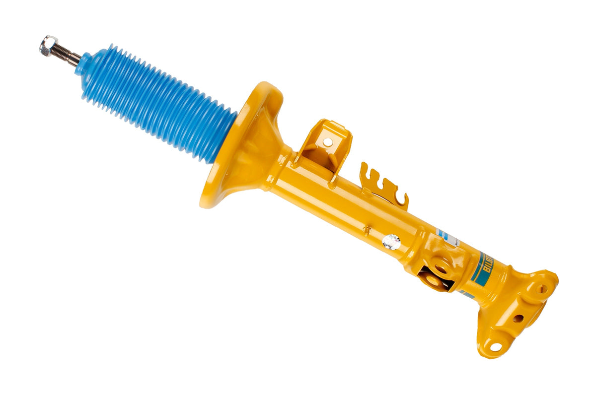 Bilstein B8 front right shock absorber for BMW Z3 E36, showcasing the durable shock component with mounting hardware.