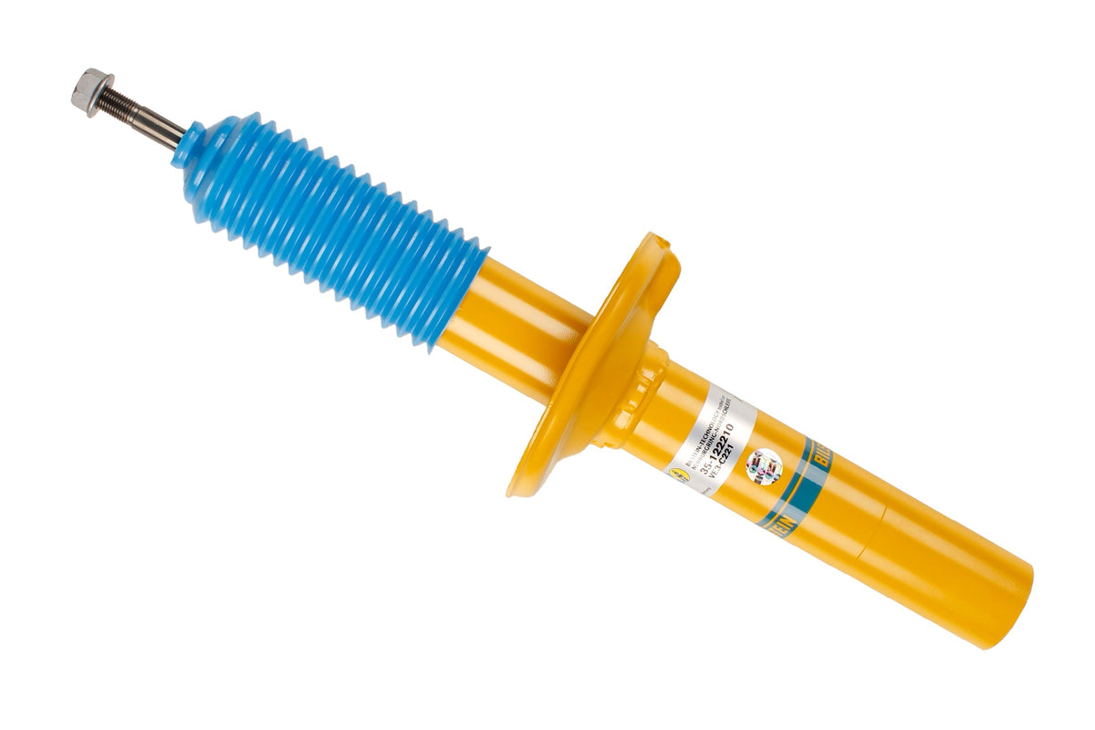 Bilstein B8 shock absorber for Porsche Boxster and Cayman (987) models, showing the durable, high-performance shock absorber.