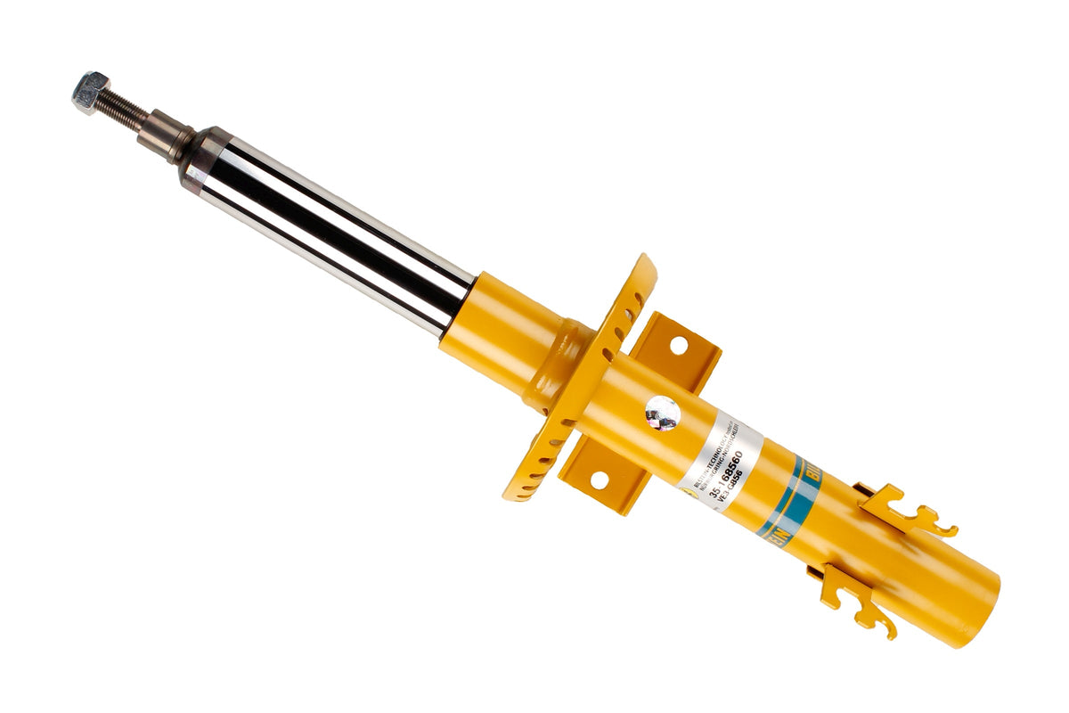 Bilstein B6 shock absorber for Volkswagen Polo 6R V, showing the coil spring and mounting components.