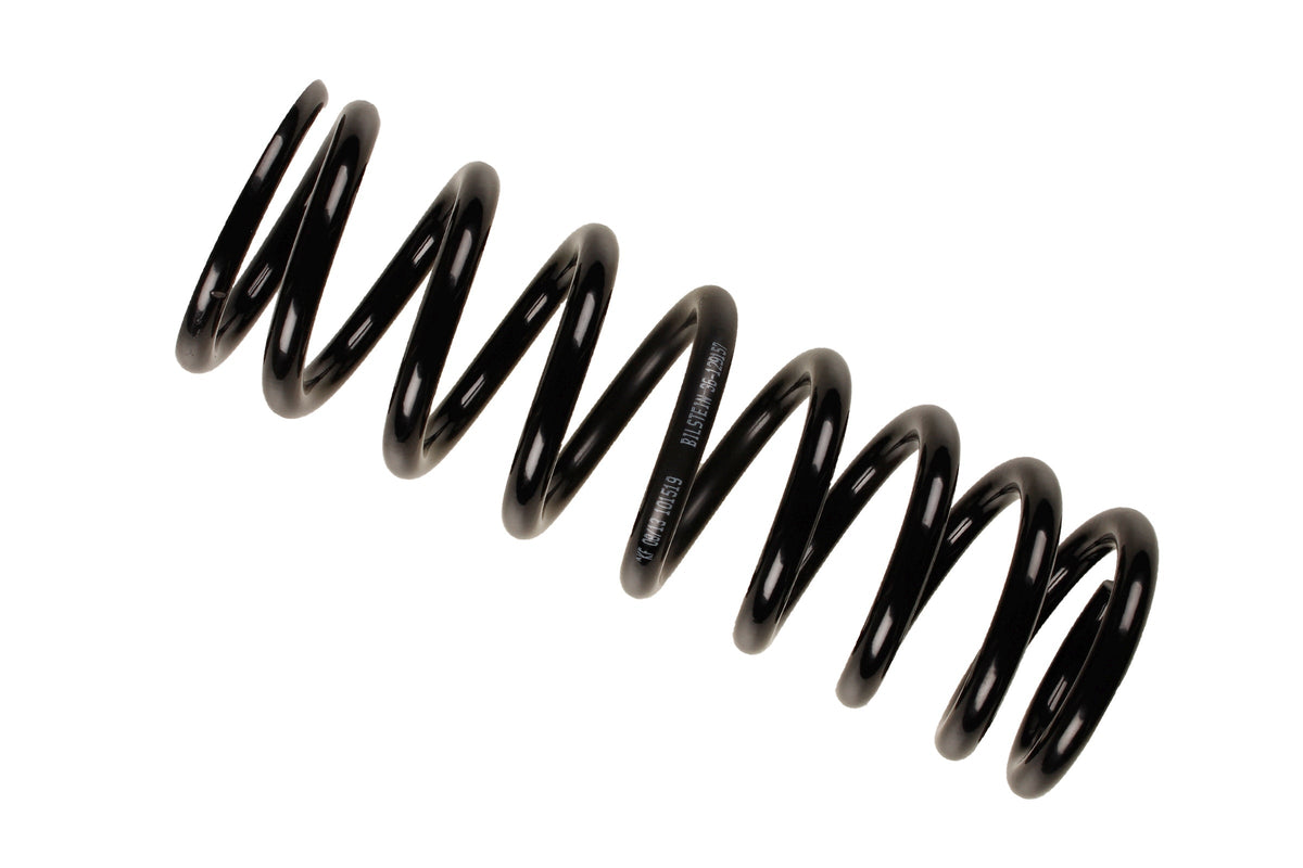 Bilstein B3 OE replacement coil spring for BMW 7 Series E38, part number 36-129157, shown in the image.