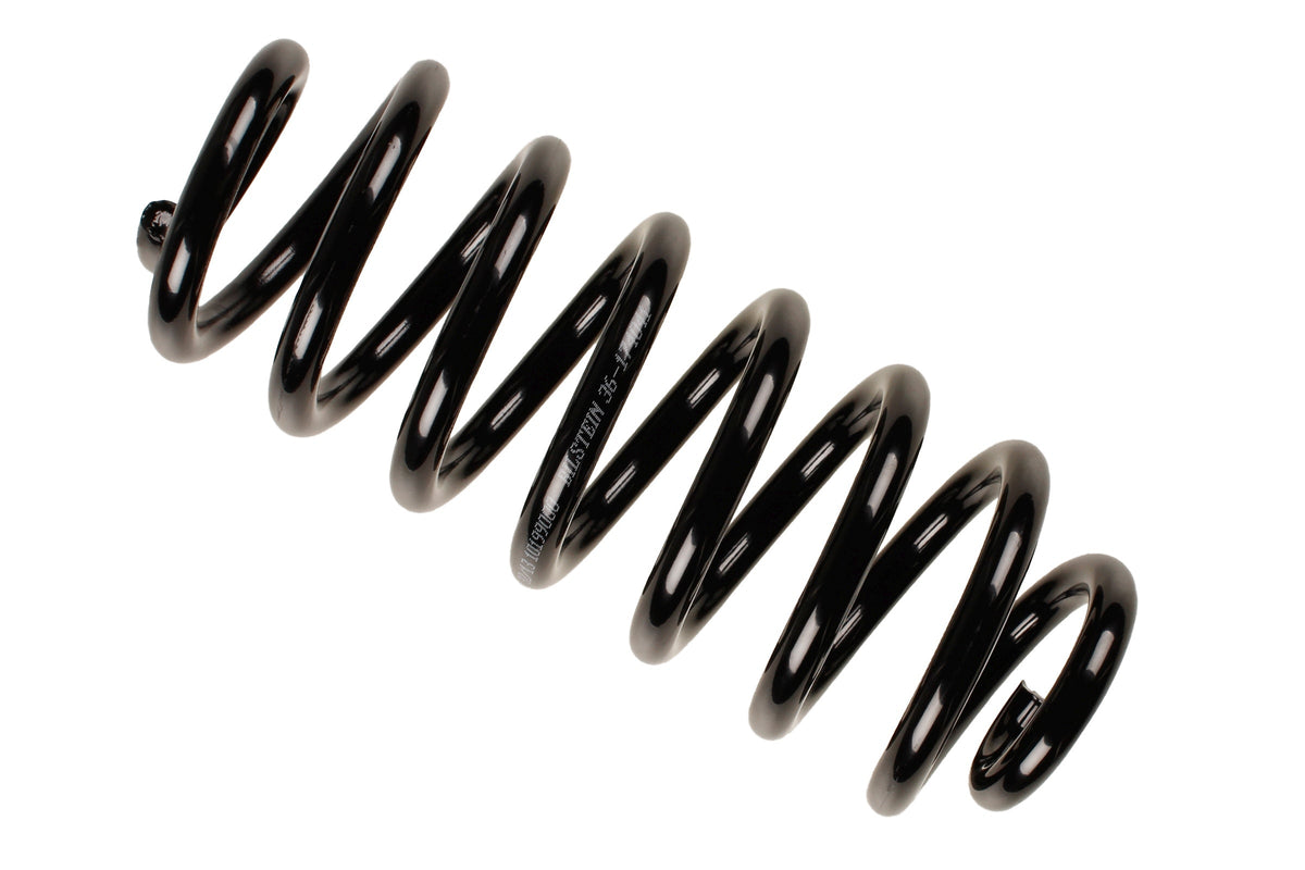 Bilstein B3 OE Replacement Coil Spring for BMW X5 E53, part number 36-174041, showing the black coil spring on a white background.