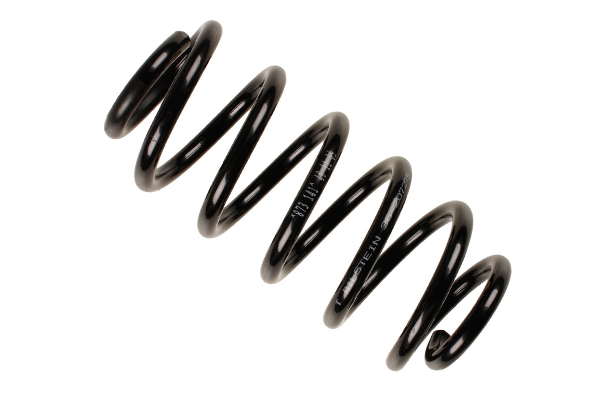Bilstein B3 OE replacement coil spring for Audi A4 8EC 8ED, part number 36-207275, showing the metallic spring coil.
