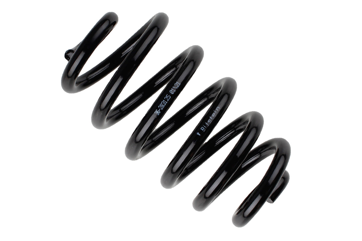 Bilstein B3 rear coil spring for Audi A4 Avant and SEAT Exeo ST, showing the black coil spring with coil details.