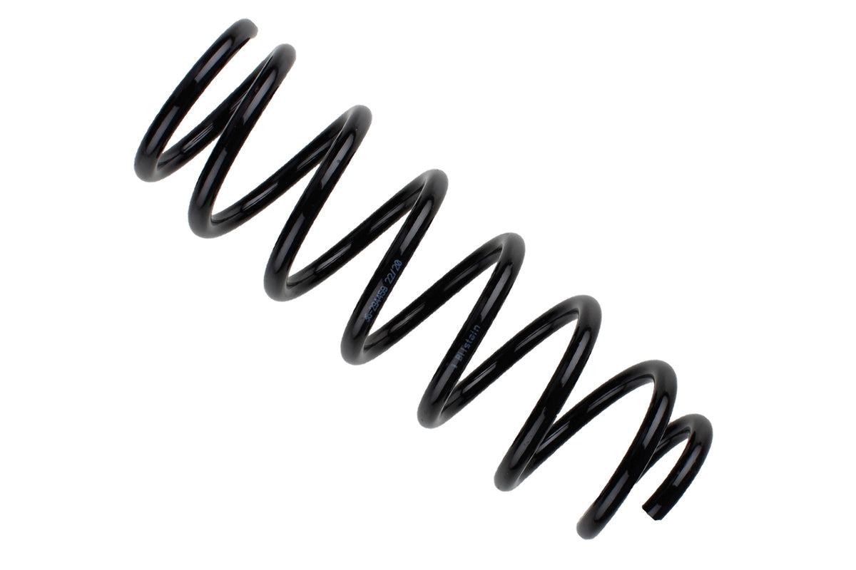 Bilstein B3 rear coil spring for BMW X3 F25, showing the black steel coil spring with coil wound design.