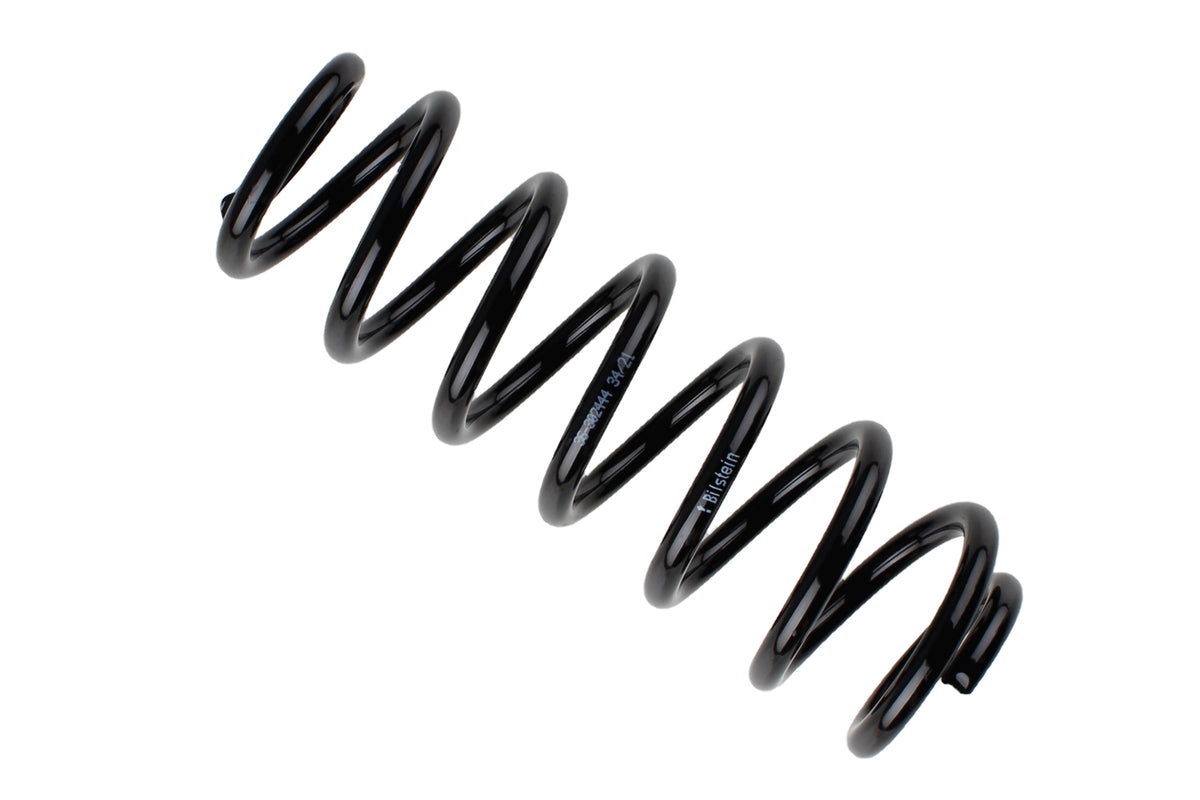 Bilstein B3 OE replacement coil springs for Audi A3 (8V), showing the black coil spring with coil details.