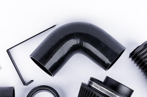 Ramair ProRam induction kit with black hoses for VW MK5 R32, featuring air intake components and aftermarket performance parts.