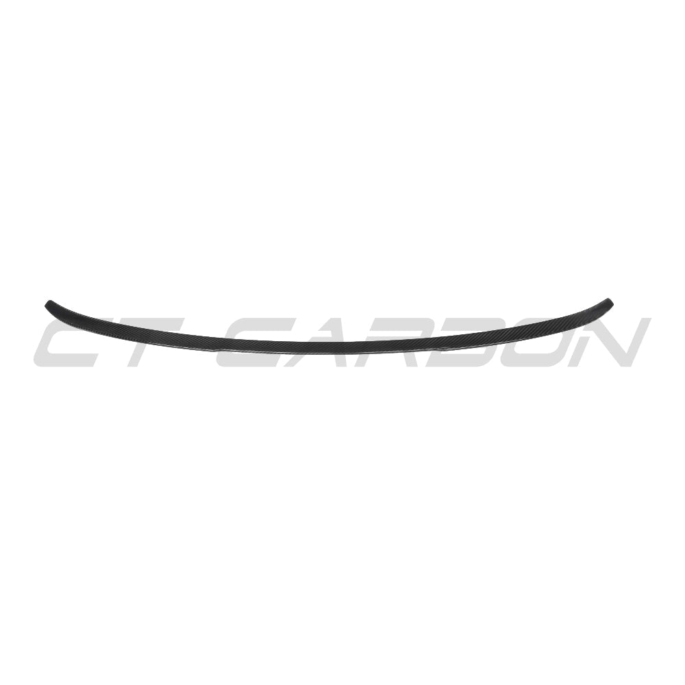 BMW X6 G06 M Sport carbon fiber middle spoiler by CT Carbon, sleek aerodynamic design for 2019+ models.