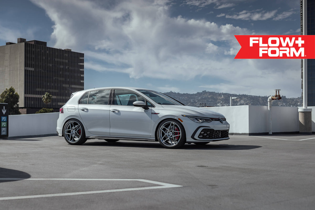 HRE PERFORMANCE WHEELS FF11 alloy wheels with a multi-spoke design, shown on a vehicle for a sleek, modern look.