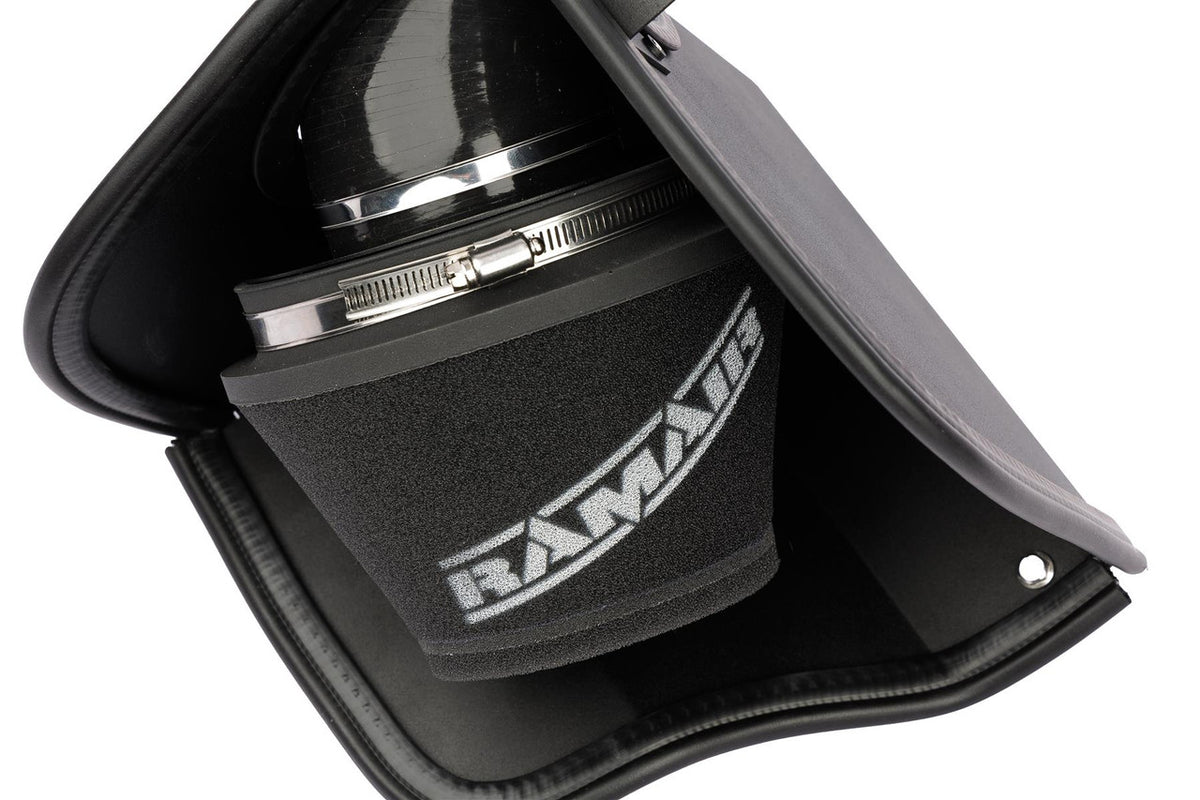 Ramair induction kit panel air filter for BMW 128ti, 135i, and Mini Cooper GP F56, showing the sleek filter design.