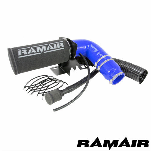Ramair air filter induction intake kit for Citroen DS3, DS4, Peugeot 208, 308 1.2 THP engines, featuring high-performance filter components.