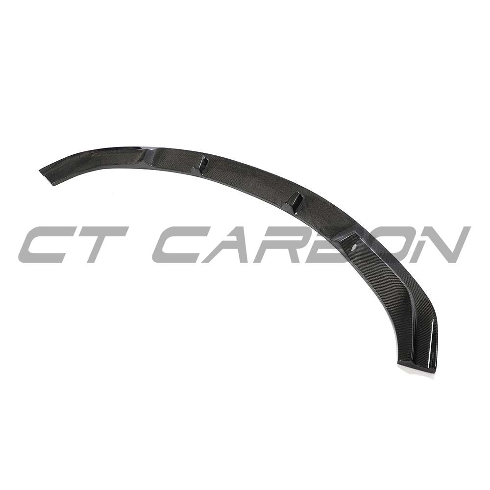 BMW F87 M2 Carbon Fibre Kit by CT Carbon showing full exterior components including hood, roof, and trunk panels in carbon fiber.