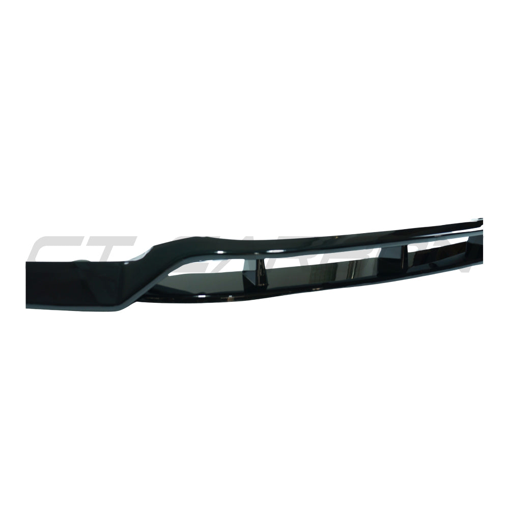 BMW X6 F16 2014-2018 CT Carbon full gloss black kit, including exterior trim and accessories, displayed on a vehicle.