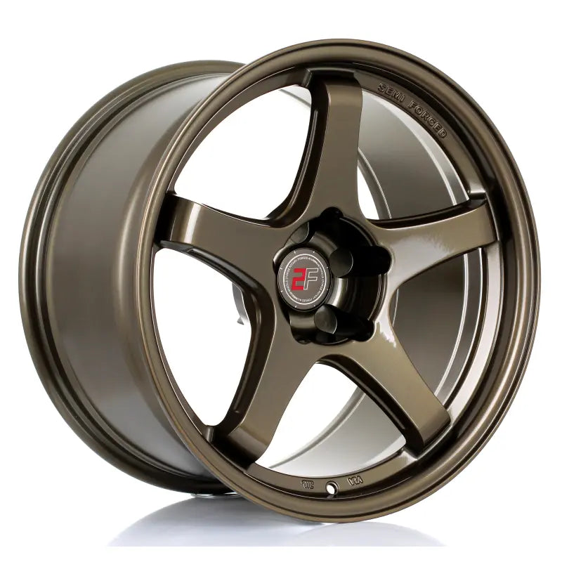 2Forge ZF7 semi-forged wheels with a sleek finish, featuring a modern multi-spoke design, shown in the product image.