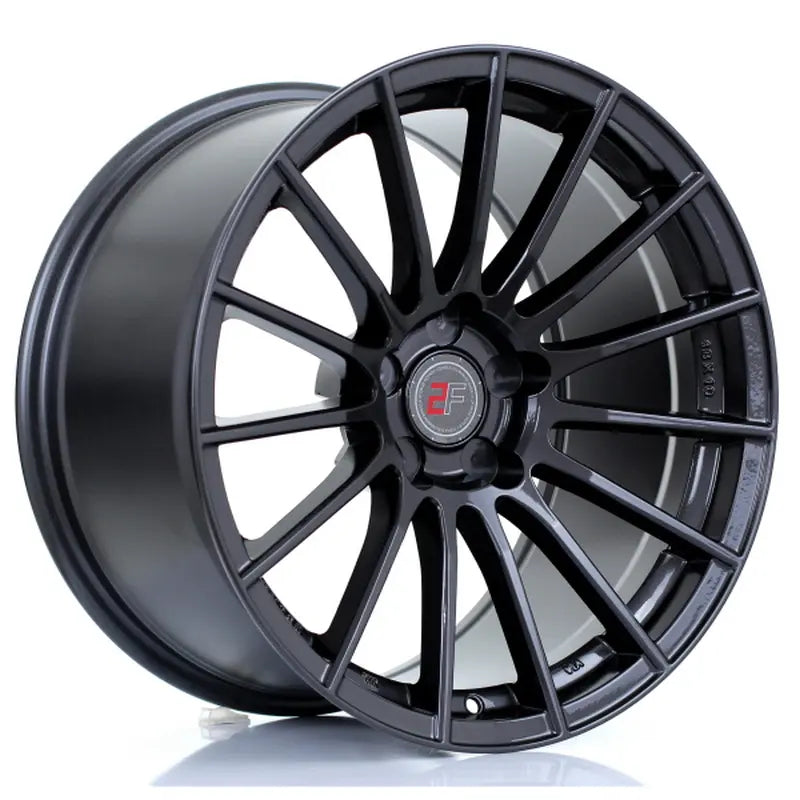 2Forge ZF1 semi-forged wheels featuring a sleek finish, designed for enhanced vehicle style and performance.