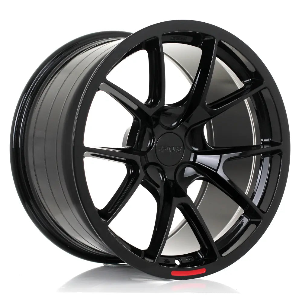 2Forge ZF9 semi-forged wheels with a glossy finish, featuring a modern multi-spoke design and durable construction.