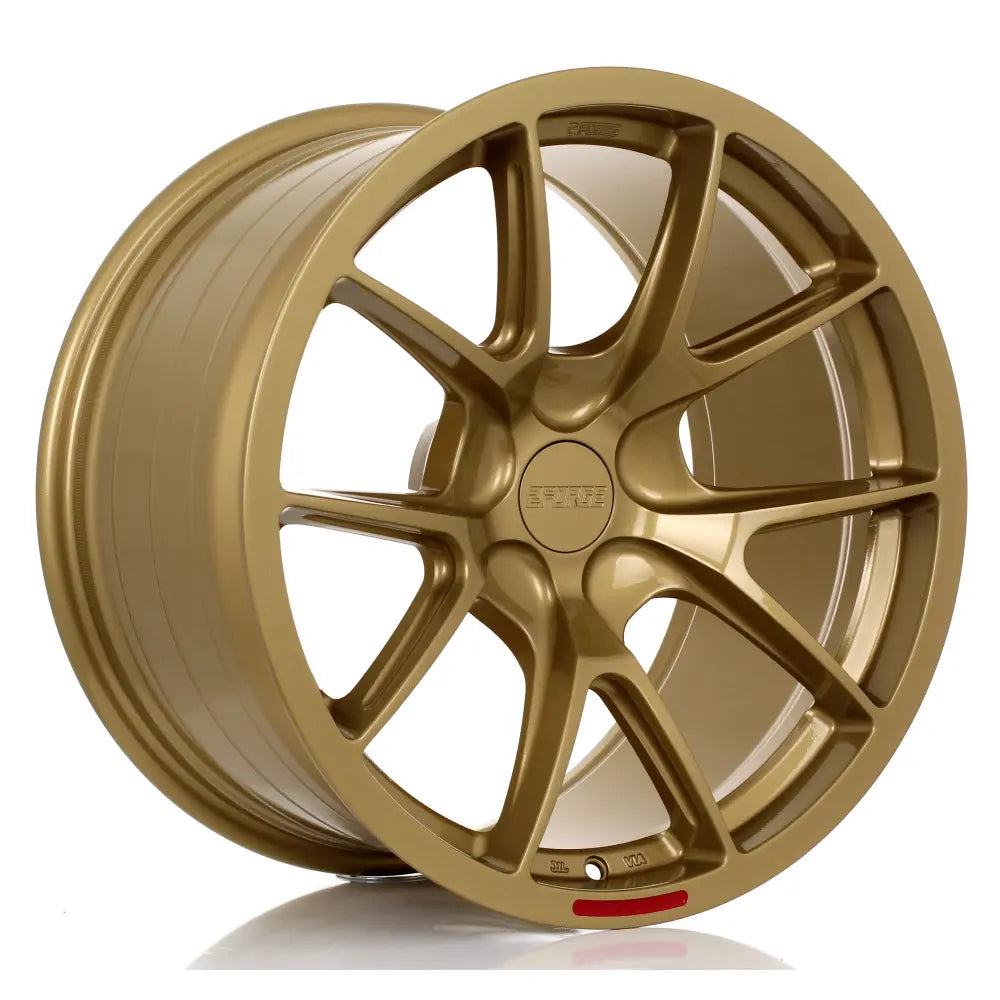 2Forge ZF9 semi-forged wheels with glossy finish, showcasing the new style design and wheel spokes on a clean background.