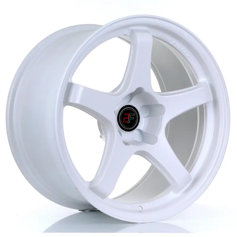 2Forge ZF7 semi-forged wheels with a sleek finish, showcasing their modern multi-spoke design and durable construction.