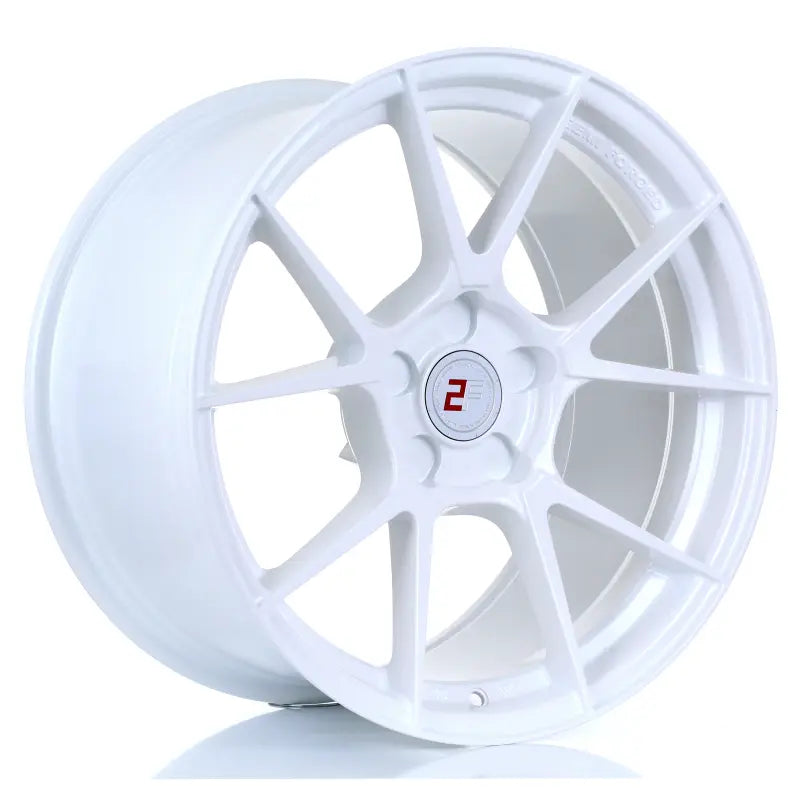 2Forge ZF6 semi-forged wheels with a sleek finish, featuring six-spoke design and durable construction for automotive use.