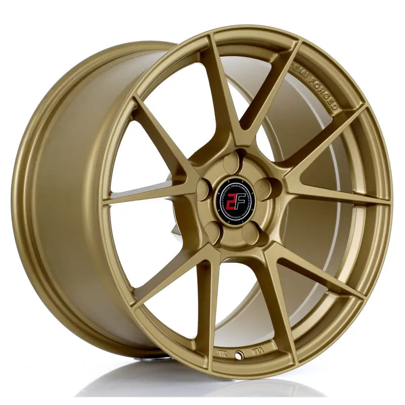 2Forge ZF6 semi-forged wheels showing a sleek finish and modern multi-spoke design on a car rim.