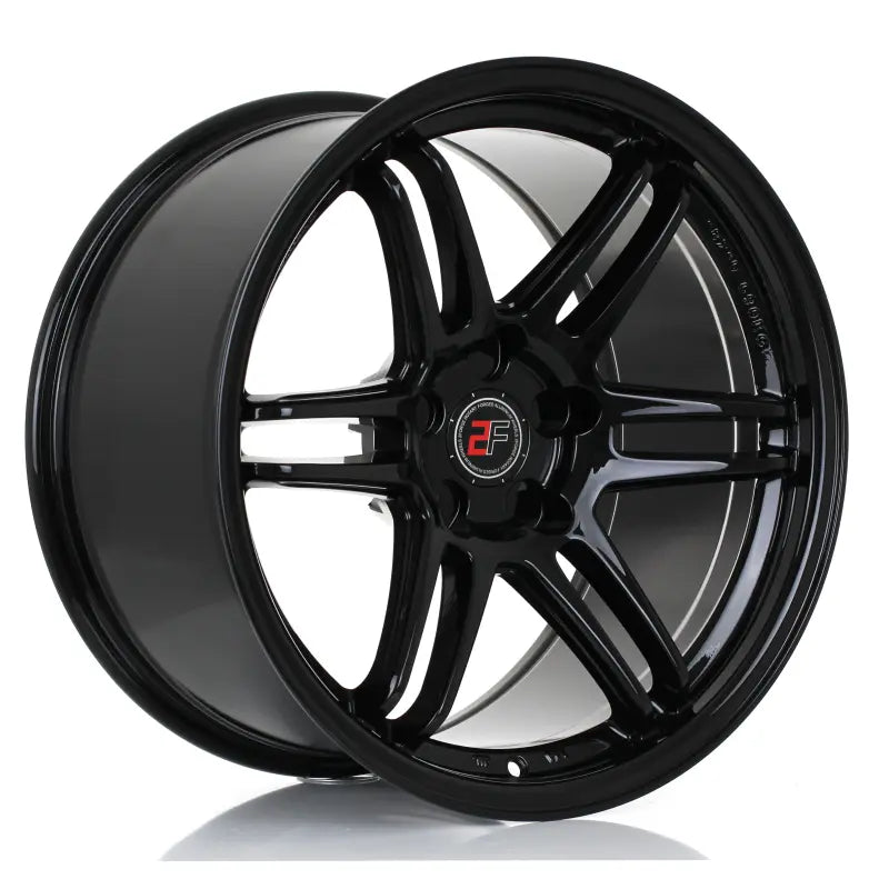 2Forge ZF5 semi-forged wheels with a sleek finish, shown in a close-up image highlighting the wheel design and metallic surface.