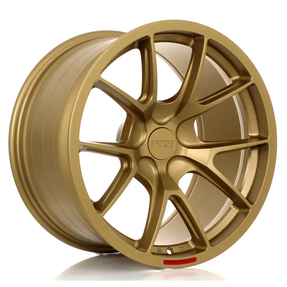 2Forge ZF9 semi-forged wheels with matte finish, showcasing their stylish design and durable construction for performance vehicles.