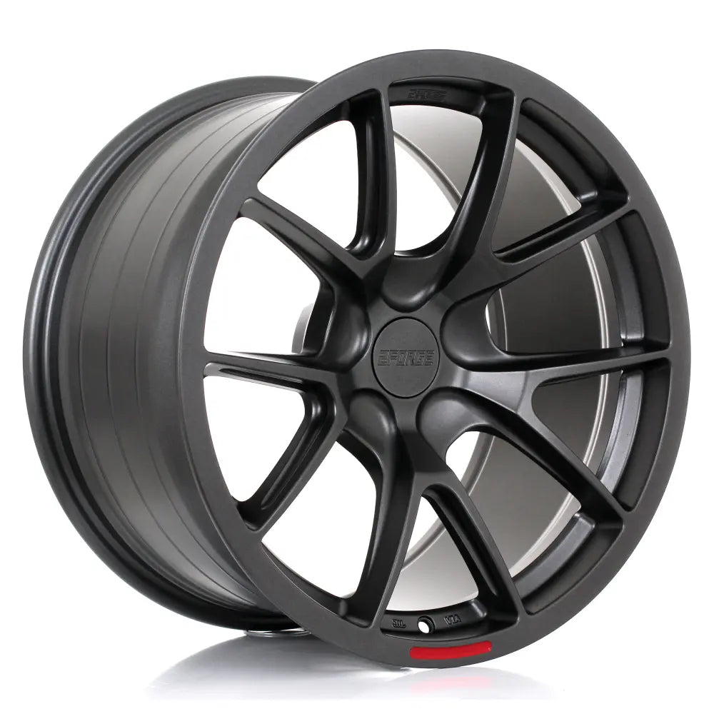 2Forge ZF9 semi-forged wheels with matte finish, showing a close-up of the new style alloy wheel design.