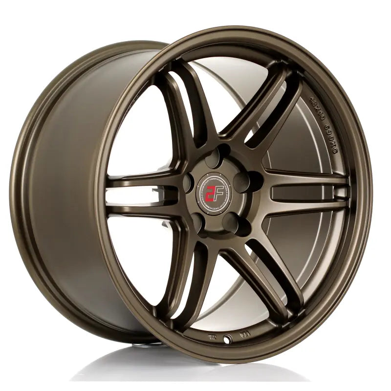 2Forge ZF5 semi-forged wheels with a sleek finish, designed for enhanced performance and style on modern vehicles.